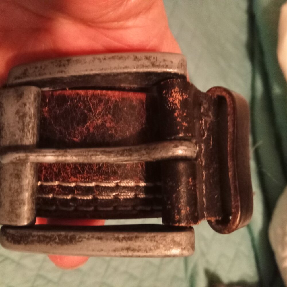 Mens Vintage Fossil Belt
